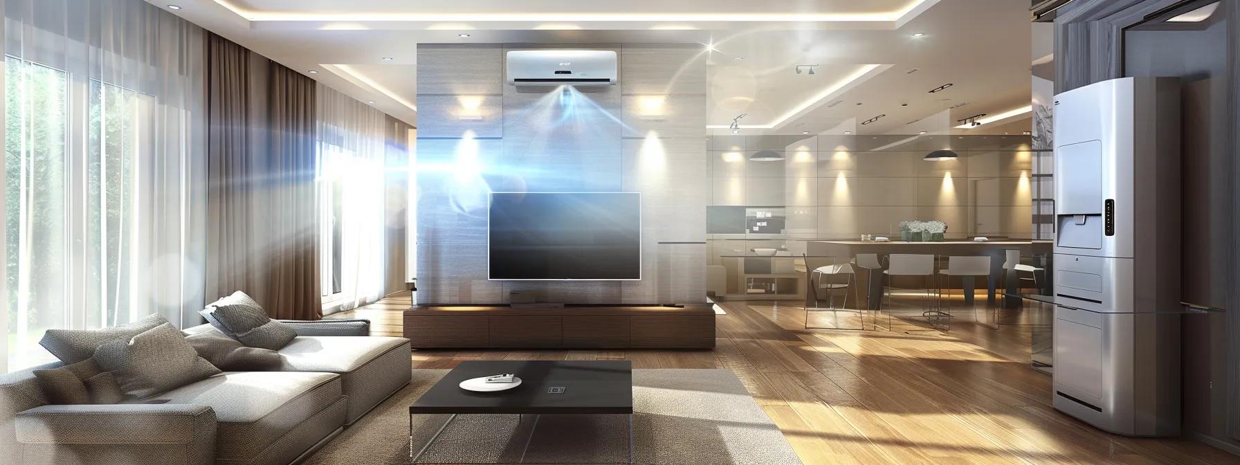 Whole house air purification system integrated into HVAC, highlighting benefits for allergy relief