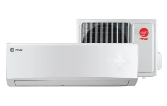 Trane mini-split system for AC repair. Ductless air conditioner unit with indoor and outdoor components. Efficient cooling solutions in Dallas, TX.