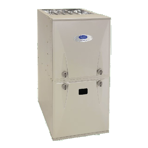 Carrier furnace for home heating. Consider furnace maintenance in Dallas, TX, to ensure efficient operation and longevity of your system.