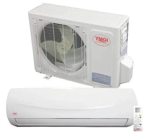 YMGI Ductless Mini-Split air conditioning system with remote control. Efficient cooling and heating solutions for your home or office in Dallas, TX.