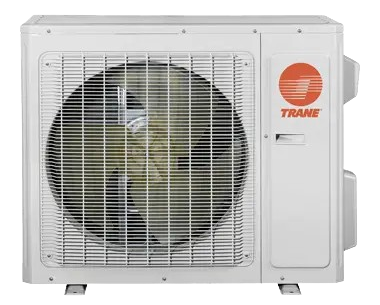 Experience efficient Ductless Heating with Trane. This outdoor unit ensures optimal performance. Consider a system in Dallas, TX.