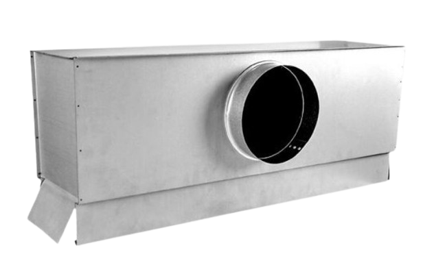 Plenum box for HVAC systems, designed for air distribution, highlighting the importance of clean airflow for improved indoor air quality and HVAC efficiency.