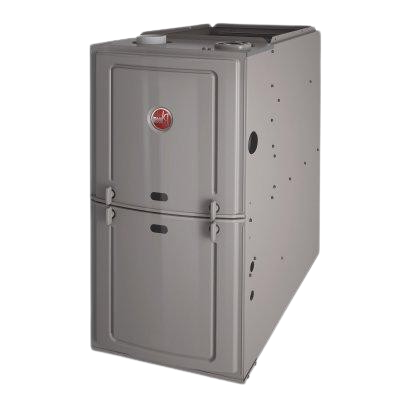 Gas furnace unit designed for efficient heating, showcasing the exterior features relevant to emergency heating repair services in Dallas, TX.