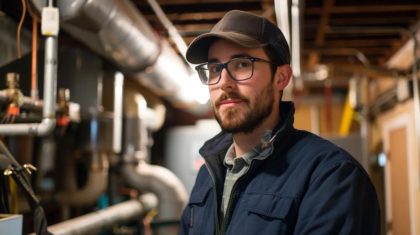 techinician coming for hvac system check
