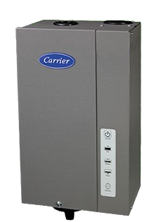 Carrier IAQ system for indoor air quality, a modern HVAC solution designed to purify and enhance the air in your Dallas, TX home or office.